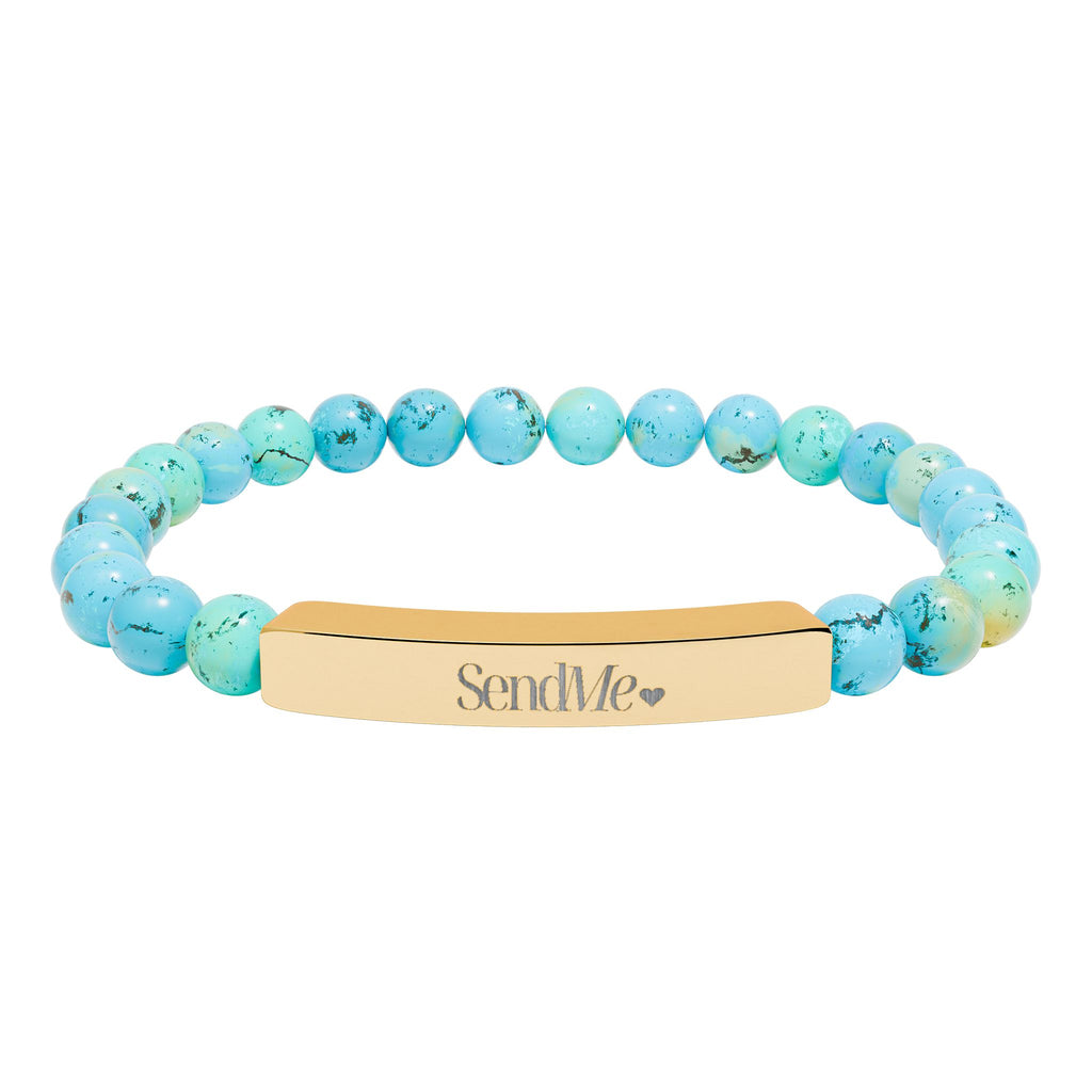 Natural Stone Bead Bracelet