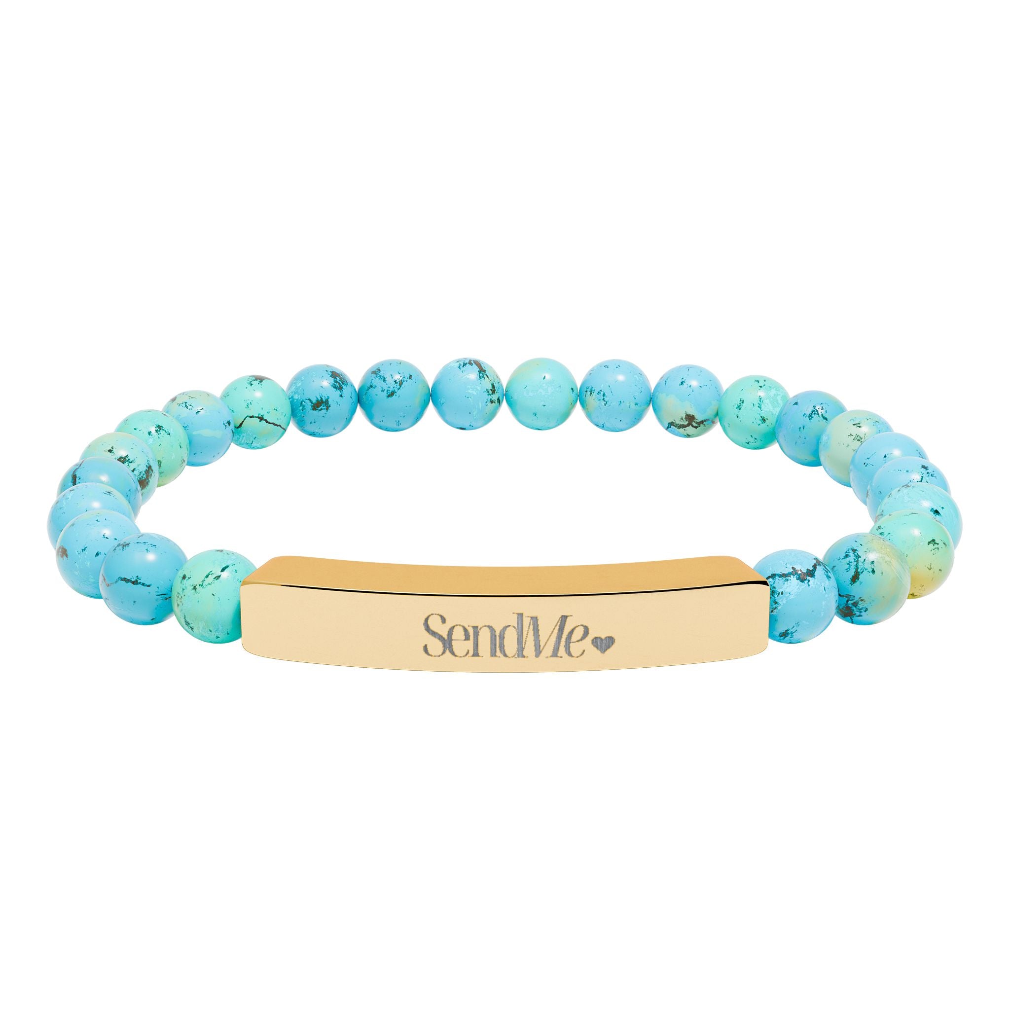Natural Stone Bead Bracelet