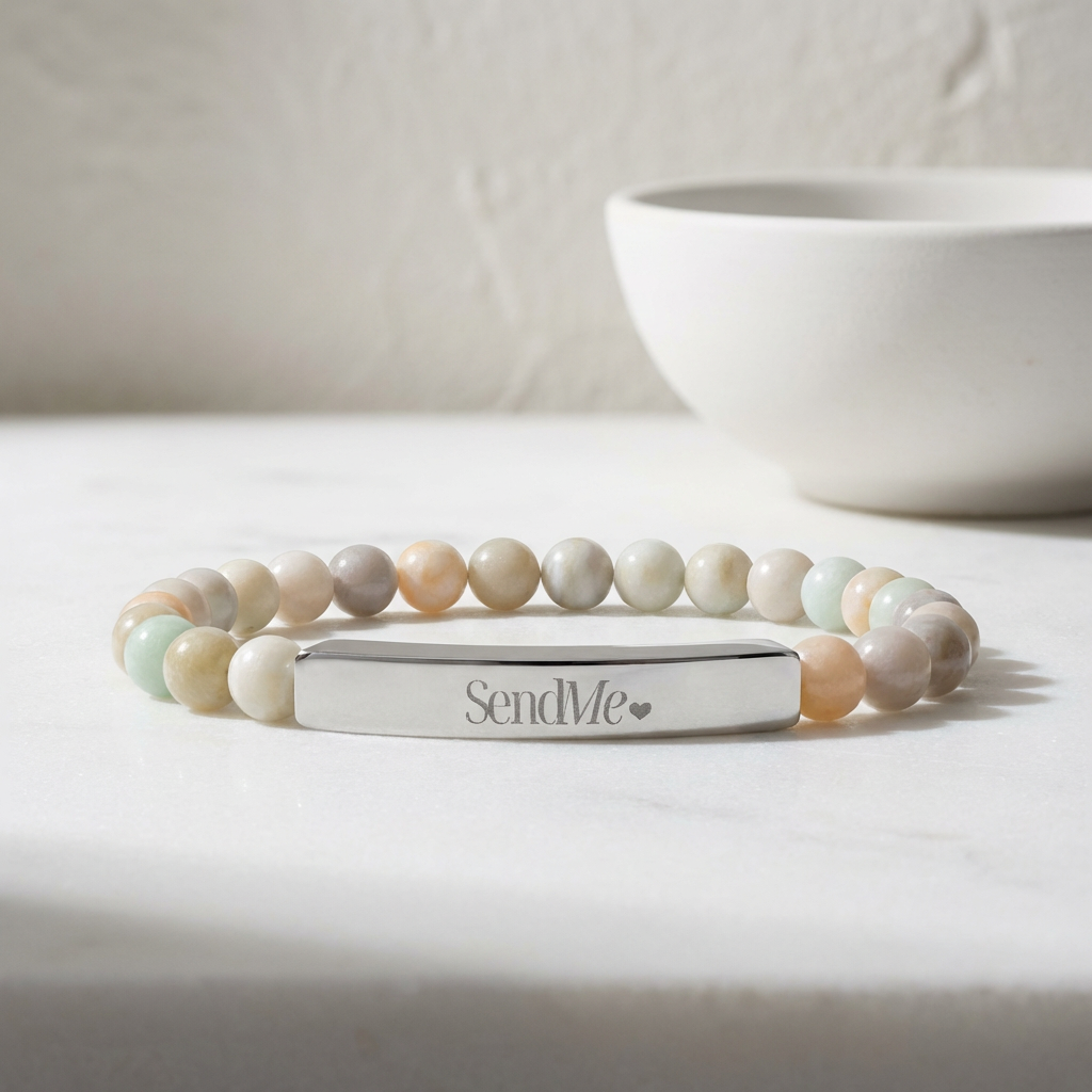 Natural Stone Bead Bracelet