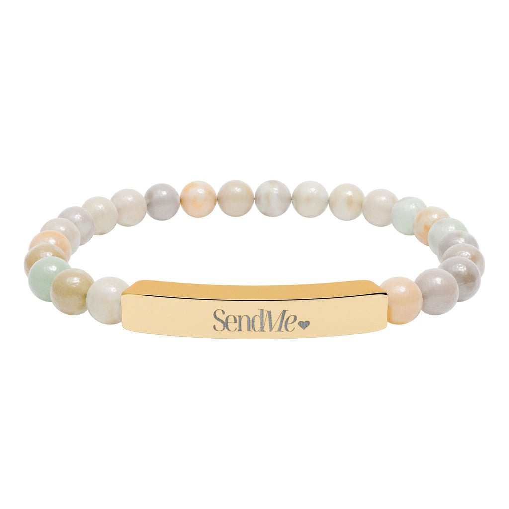 Natural Stone Bead Bracelet