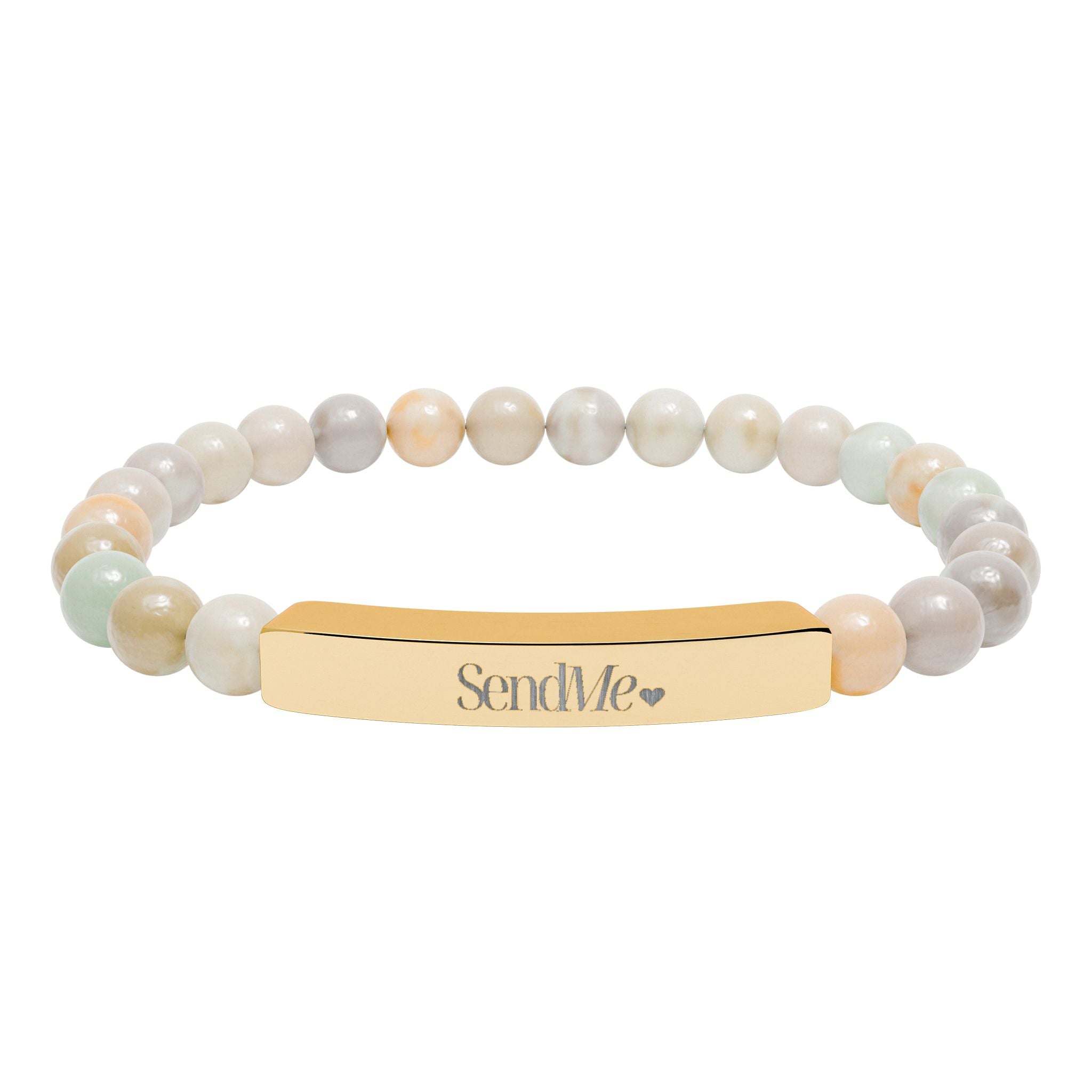 Natural Stone Bead Bracelet