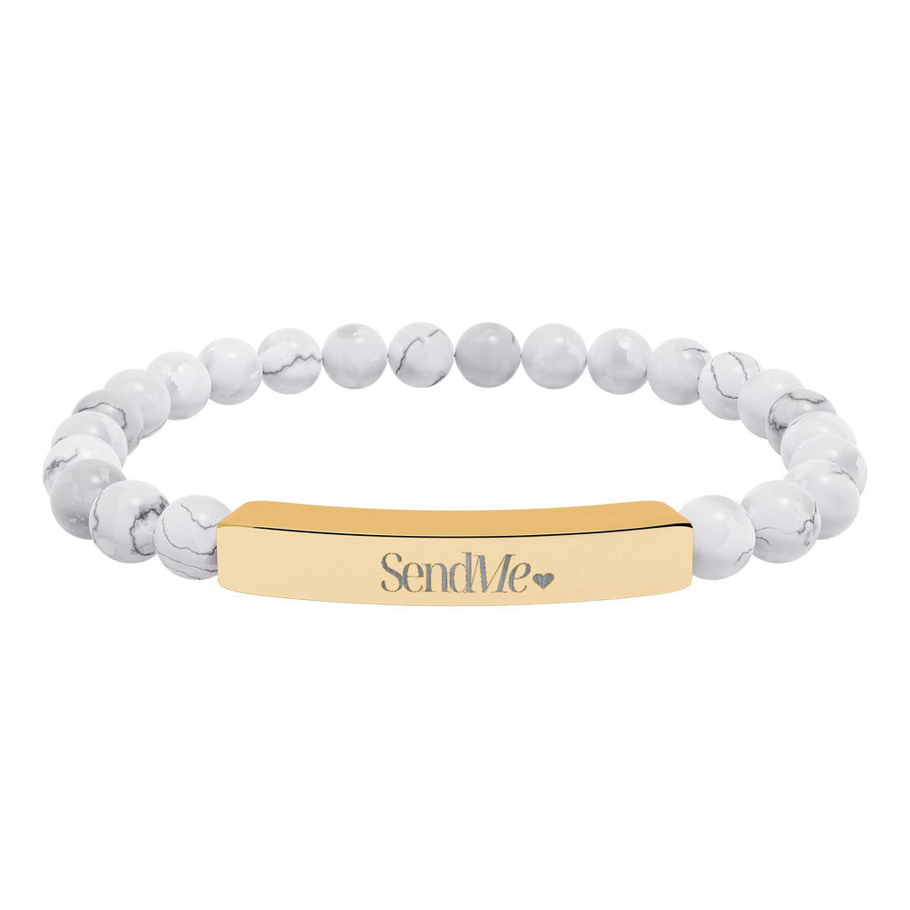 Natural Stone Bead Bracelet